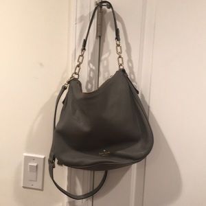 Grey Kate Spade “Hobo” Bag